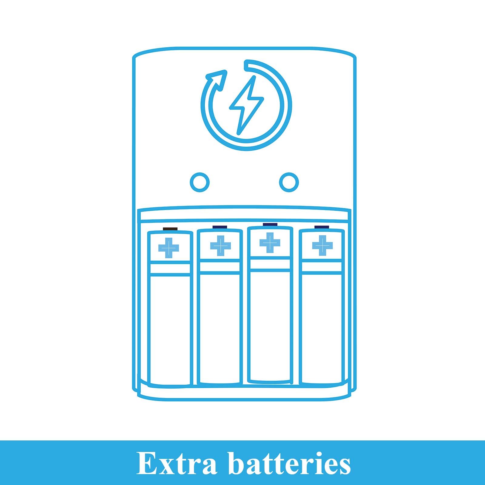 Extra batteris
